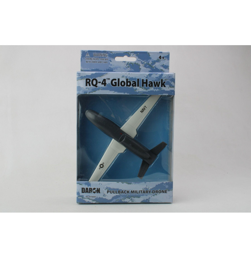 RQ-4 Global Hawk Pullback Military Drone RT9809