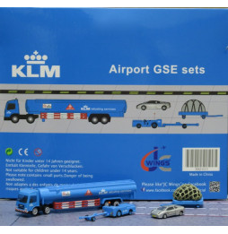 KLM Ground Support Equipment set 5 1:200
